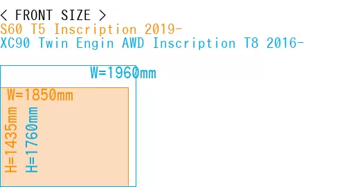 #S60 T5 Inscription 2019- + XC90 Twin Engin AWD Inscription T8 2016-